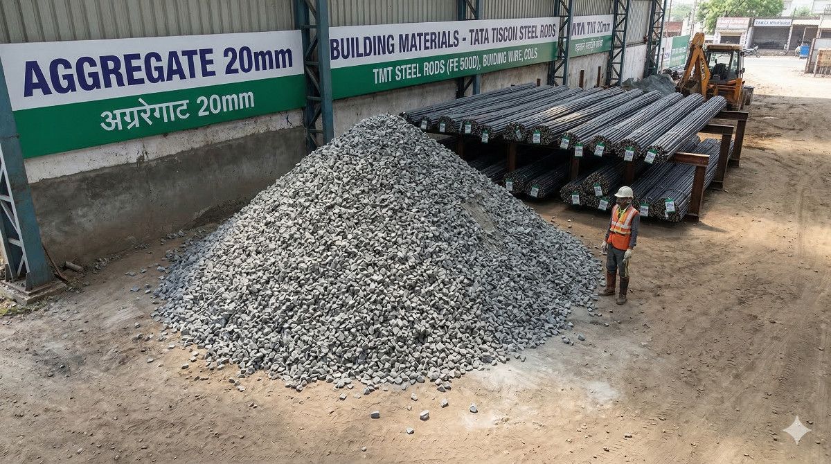 20mm Aggregate (Crushed Stone / Bajri)