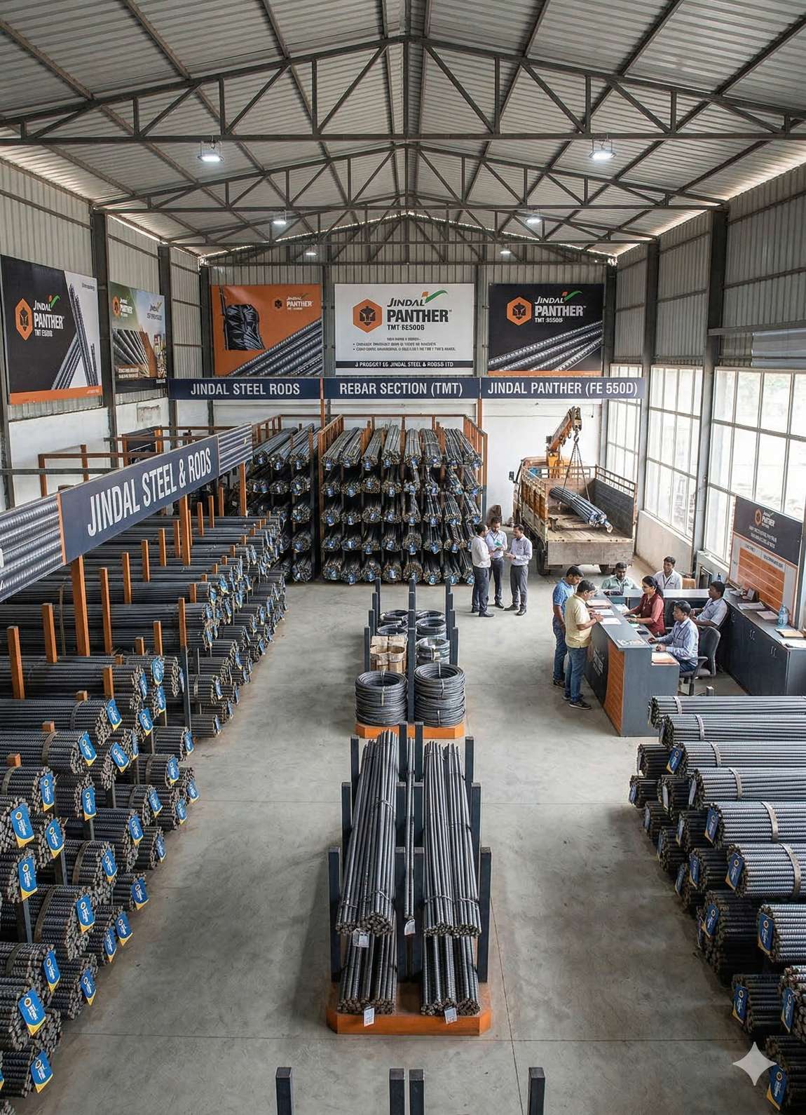 TMT Steel Bar – 25mm (Fe500 / Fe550 Grade)