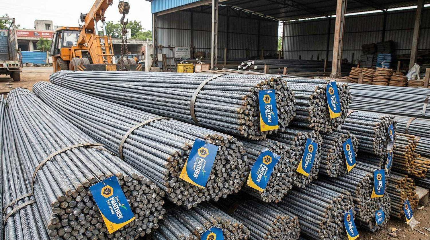 TMT Steel Bar – 12mm (Fe500 / Fe550 Grade)