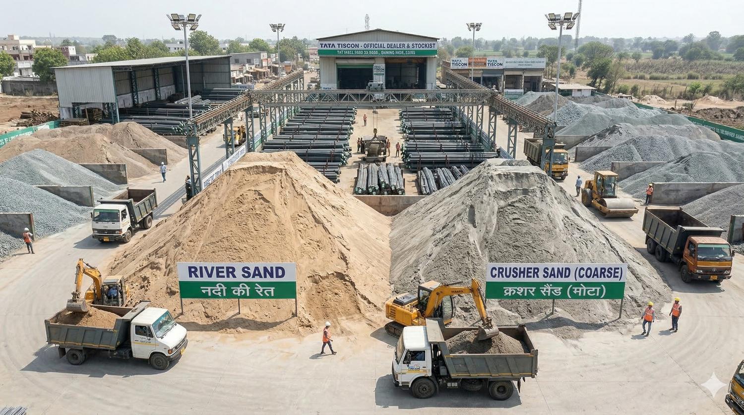 Crusher Sand (M-Sand / Manufactured Sand)